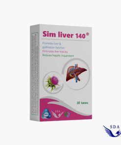 قرص سیم لیور 140 Simliver سیمرغ دارو جهت بهبود عملکرد کبد و کیسه صفرا