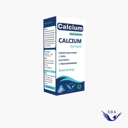 شربت کلسیم Calcium سیمرغ دارو کمک به سلامت استخوان