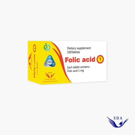 قرص فولیک اسید 1 میل Folic acid سیمرغ دارو تامین فولیک اسید دوران بارداری