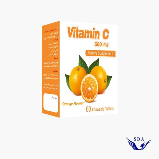قرص ویتامین ث جویدنی Vitamin C chewable سیمرغ دارو کمک به تقویت سیستم ایمنی بدن