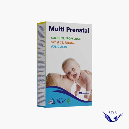 قرص مولتی پرناتال Multi Prenatal سیمرغ دارو ویتامین دوران بارداری و شیردهی (30 عددی)