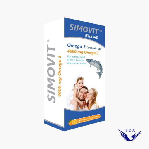 شربت سیموویت امگا 3 Simovit Omega سیمرغ دارو کمک به سلامت قلب