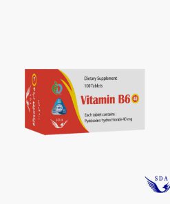 قرص ویتامین ب 6 Vitamin B سیمرغ دارو کمک به تامین نیاز ویتامین B6