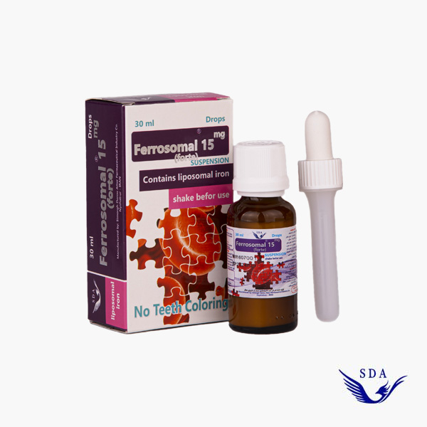 فروزومال فوررت 15 میلی گرم ferrosomal 15mg forte
