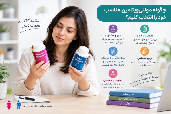 چگونه مولتی‌ویتامین مناسب خود را انتخاب کنیم؟